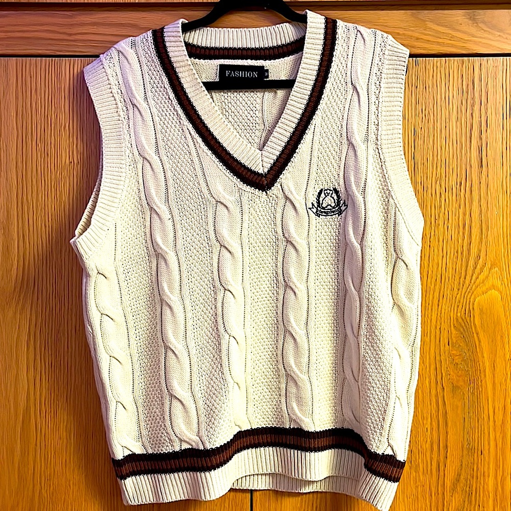 Vintage M Teddy Bear Sweater Vest